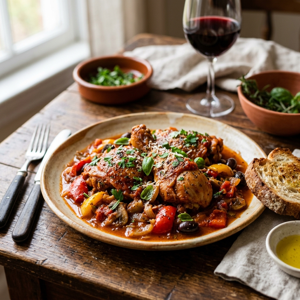 Chicken Cacciatora